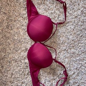 Sexy Red Push Up Bra